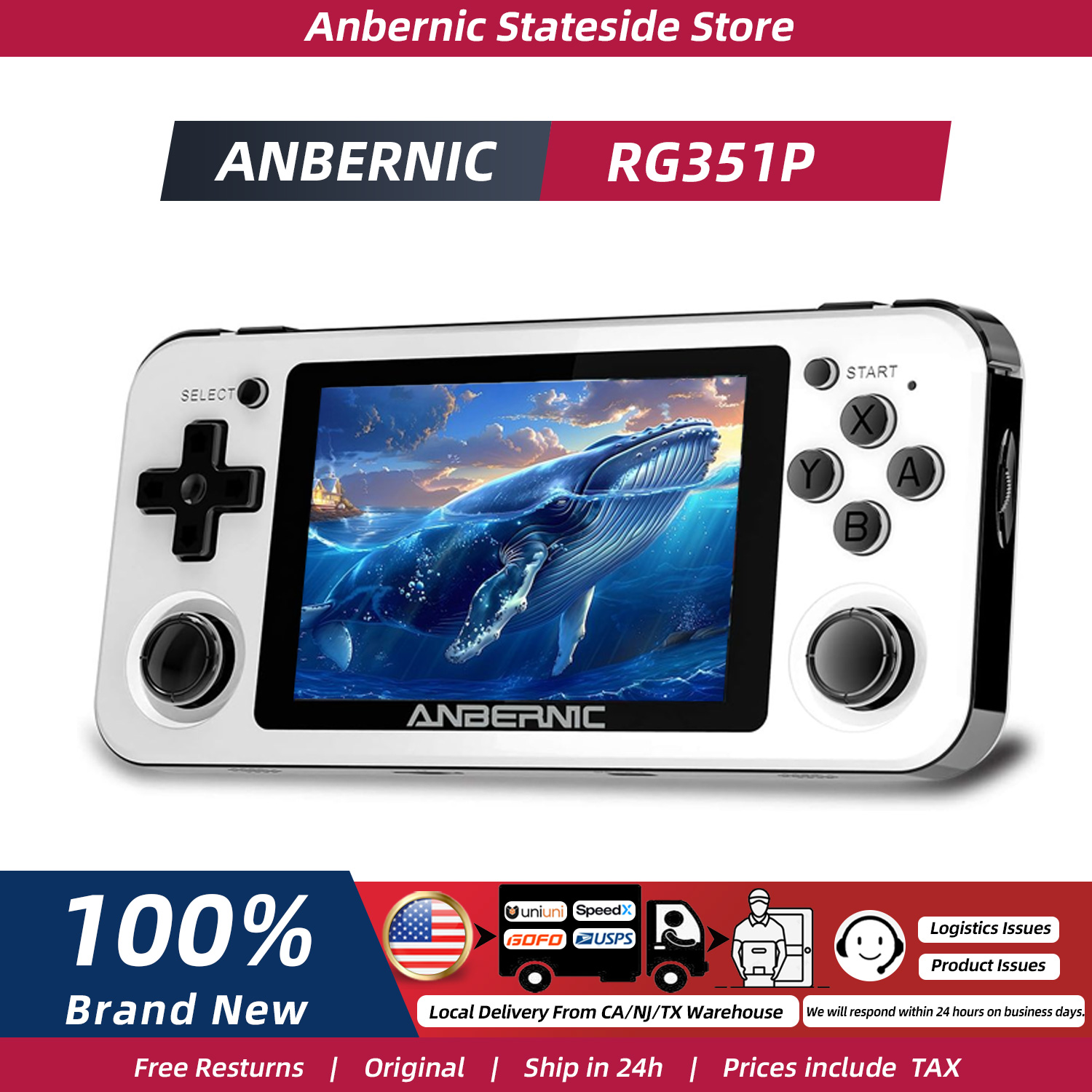 Retro Gaming Kiosk - ANBERNIC RG351P Handheld Retro Game Console