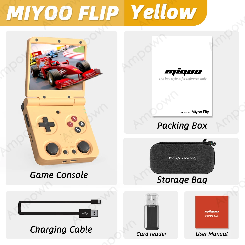 Retro Gaming Usb - MIYOO FLIP V2 Pocket Player Console
