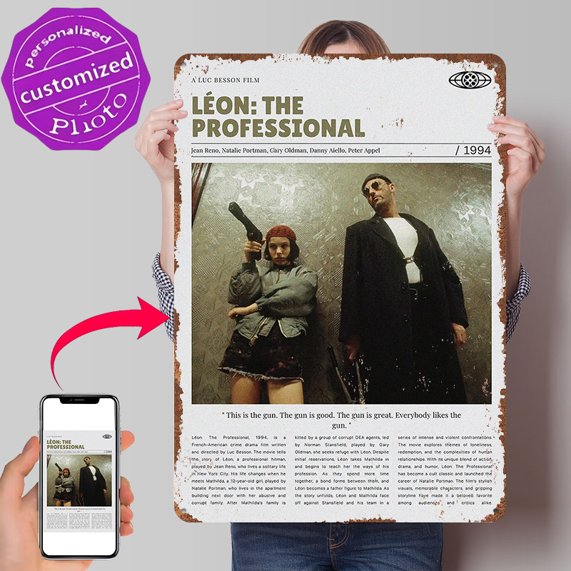 Retro Gaming On - Léon: The Professional Movie Poster Retro