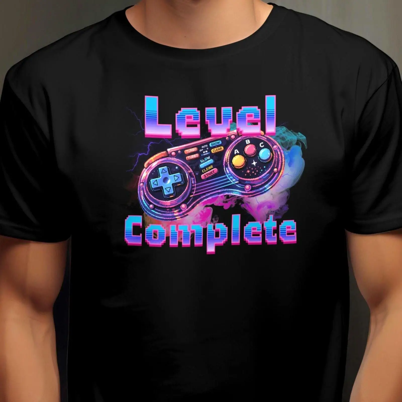 Retro Gaming Ideas - Retro Gaming T Shirt Level Complete