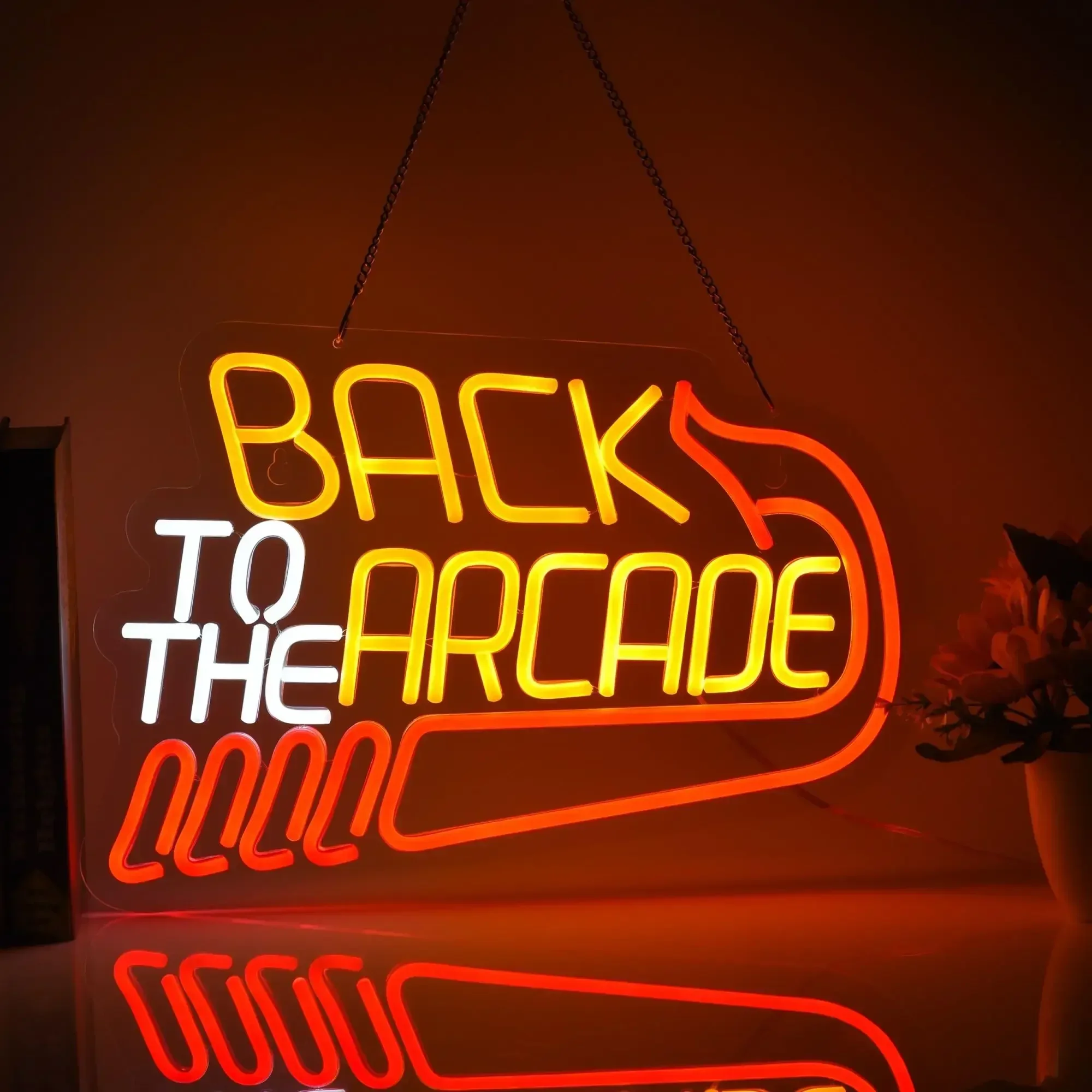 Retro Gaming Ideas - Back to The Arcade Neon Sign