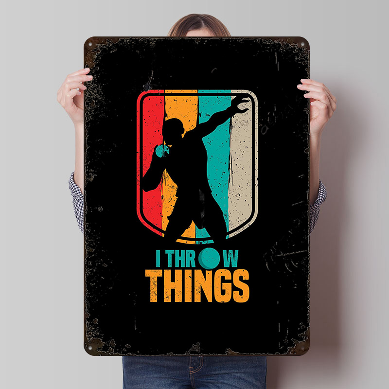 Funny Shot Put Gift Idea Tin P - Retro Gaming Ideas recension och pris
