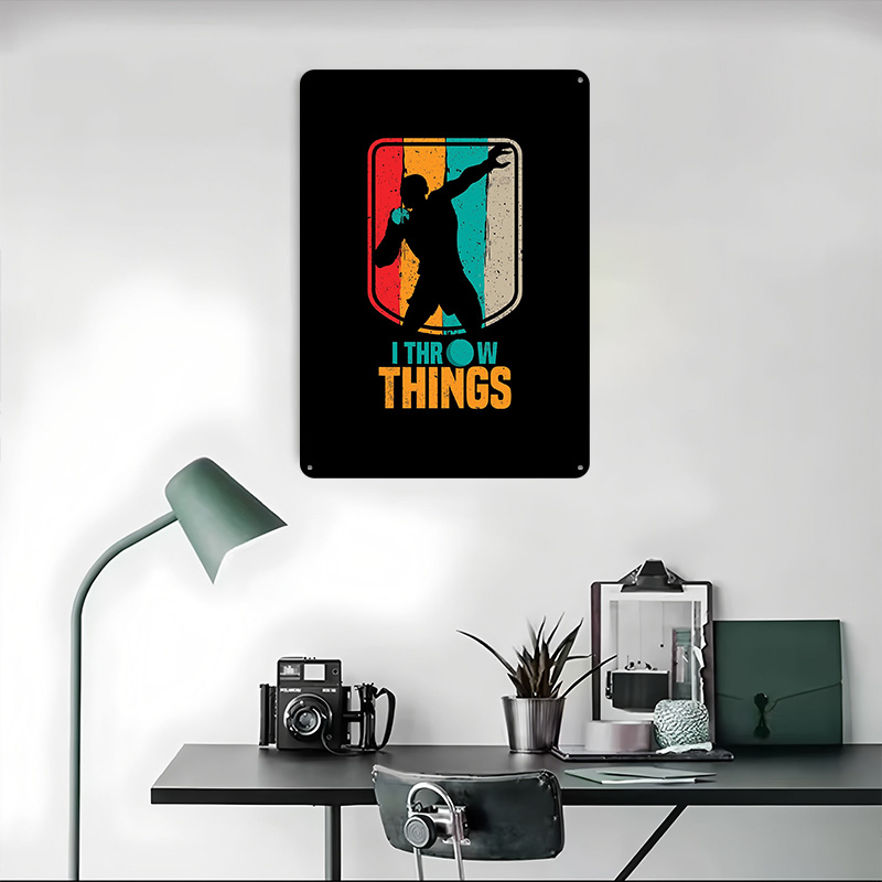 Funny Shot Put Gift Idea Tin P - Retro Gaming Ideas recension och pris