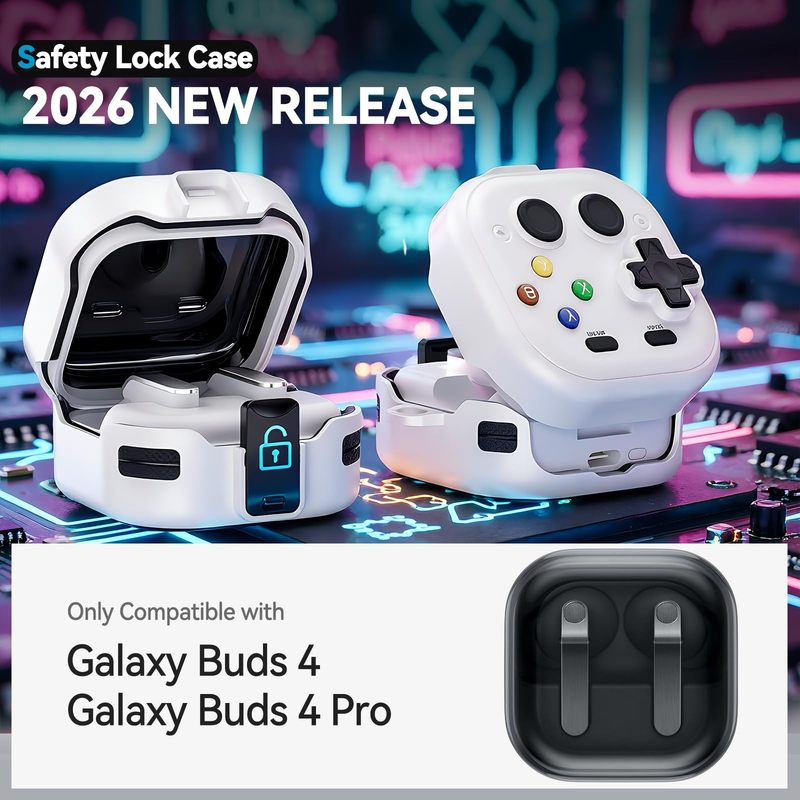 for 2026 Galaxy Buds Pro 4 Cas - Retro Gaming Design recension och pris