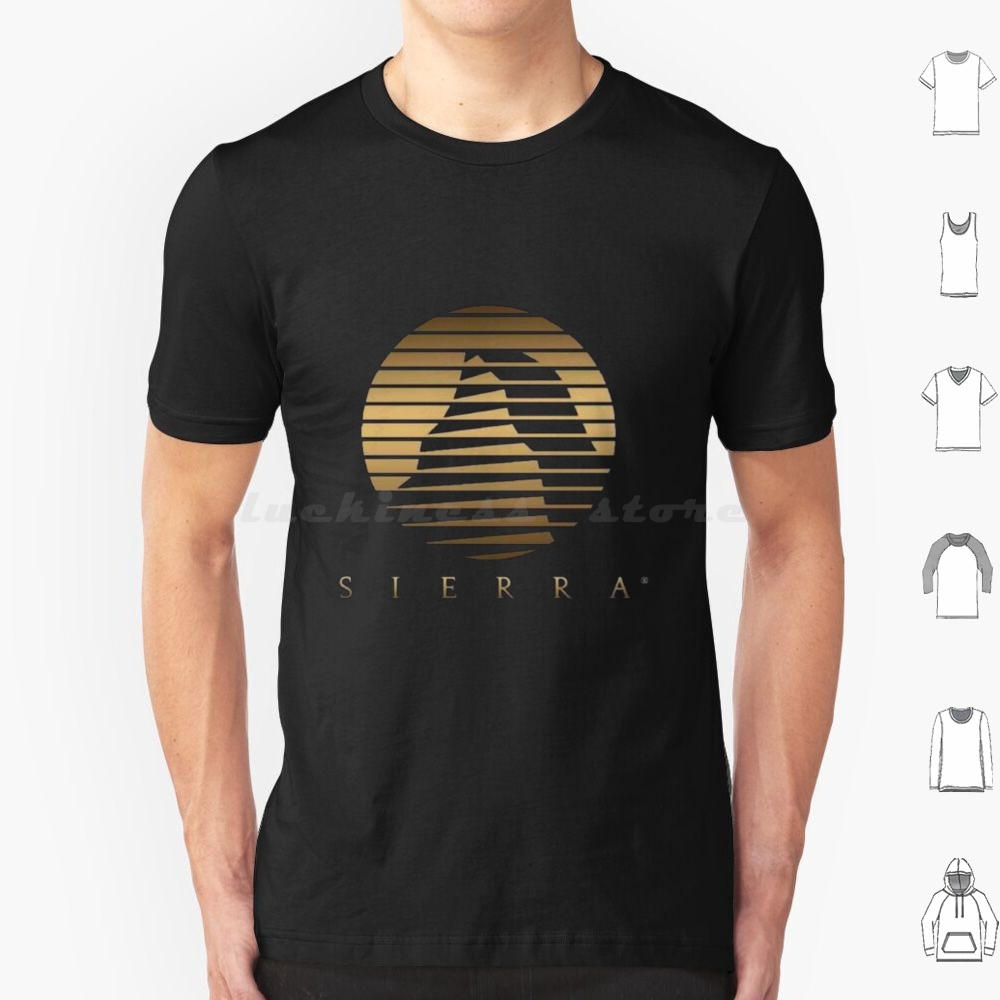 Sierra Logo T Shirt 6xl Cotton - Retro Gaming Life recension och pris