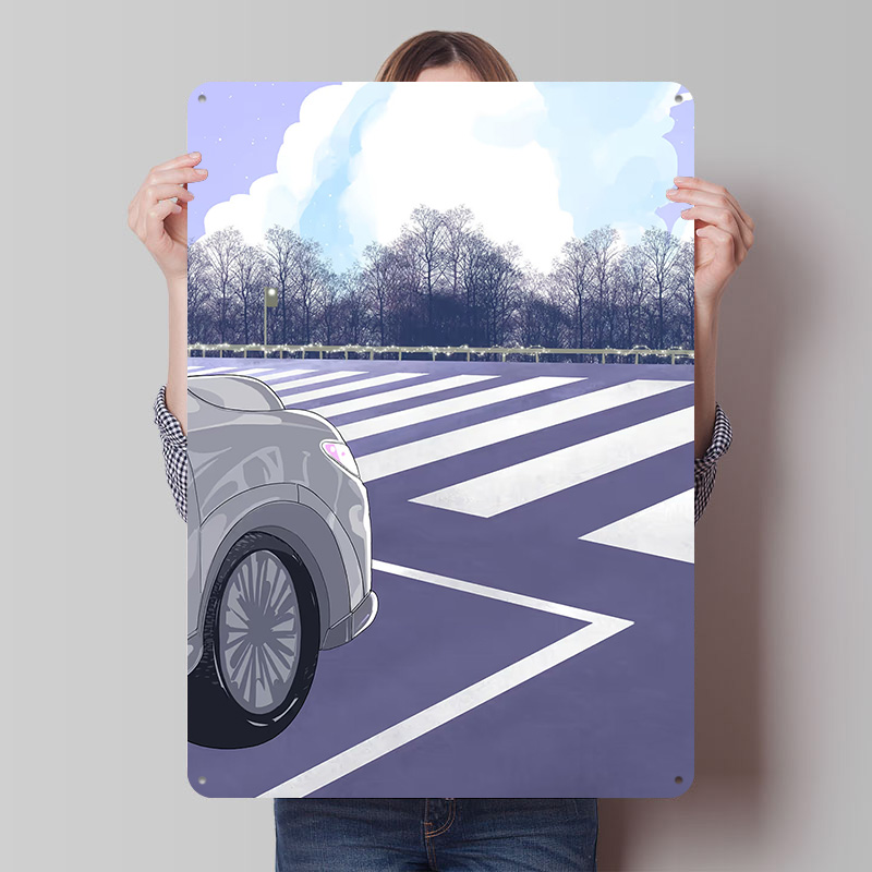 on Crosswalk With Winter Trees - Retro Gaming On recension och pris