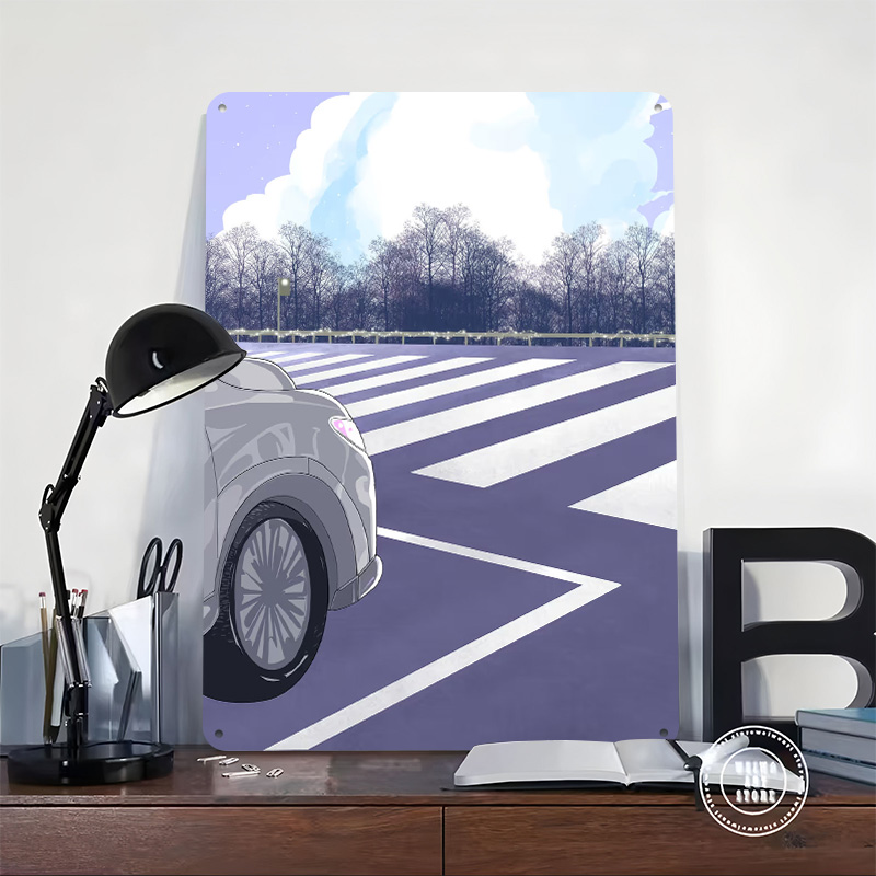 on Crosswalk With Winter Trees - Retro Gaming On recension och pris