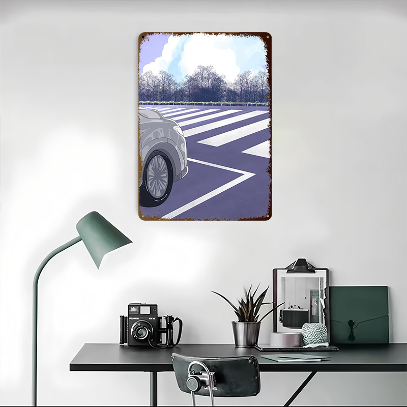 on Crosswalk With Winter Trees - Retro Gaming On recension och pris