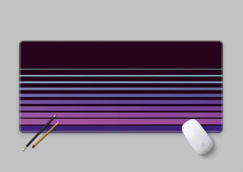 Retro Vintage Stripes Deskmat  - Retro Gaming On recension och pris