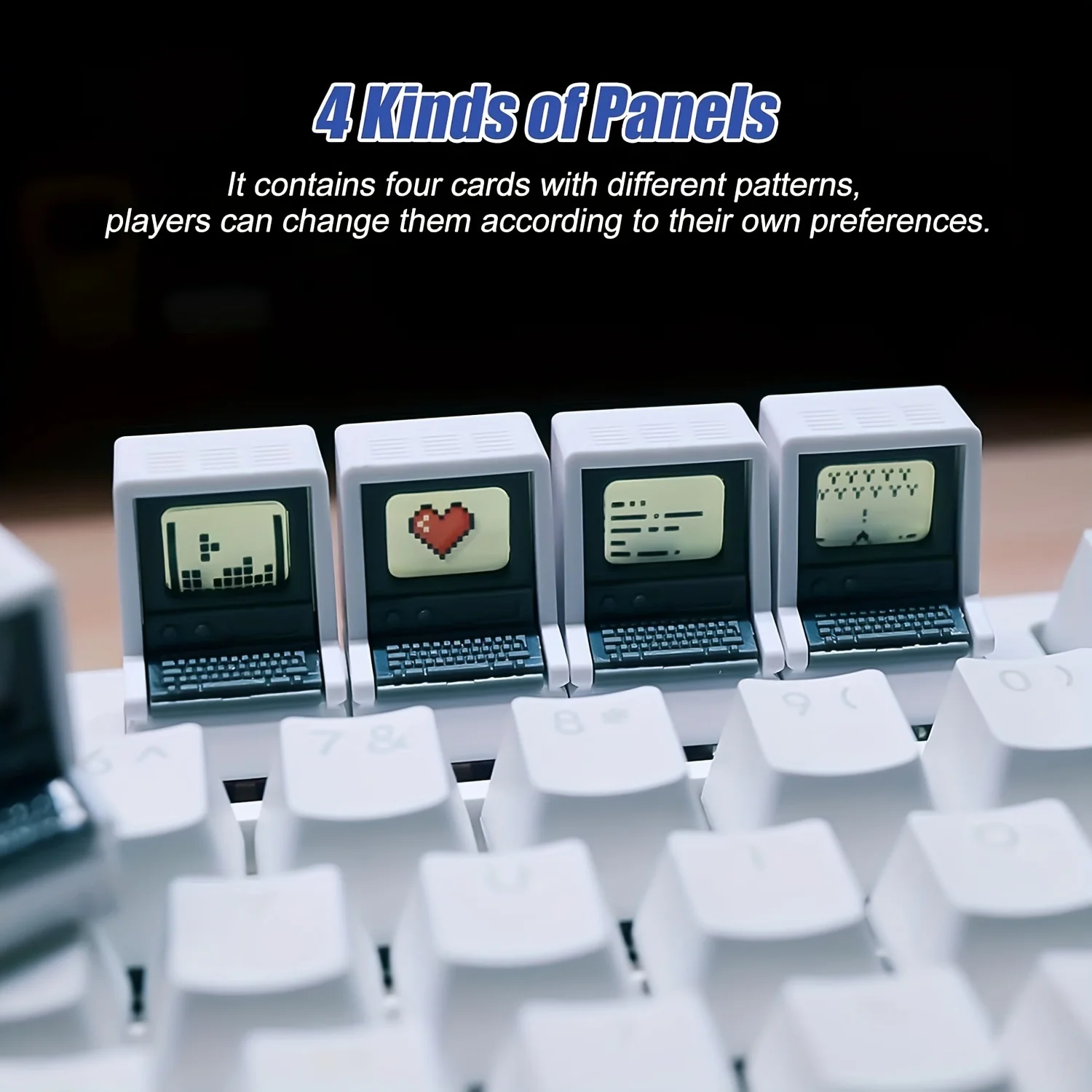 Retro Mac-Inspired Keycaps Dou - Retro Gaming Keyboard recension och pris