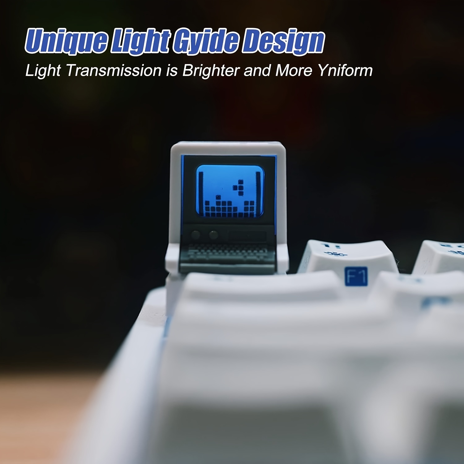 Retro Mac-Inspired Keycaps Dou - Retro Gaming Keyboard recension och pris