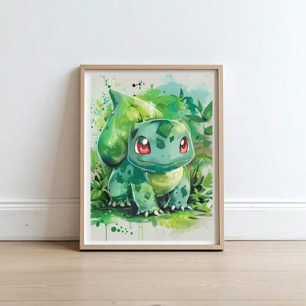 Anime Pokemon Pikachu Charmand - Retro Gaming Art recension och pris
