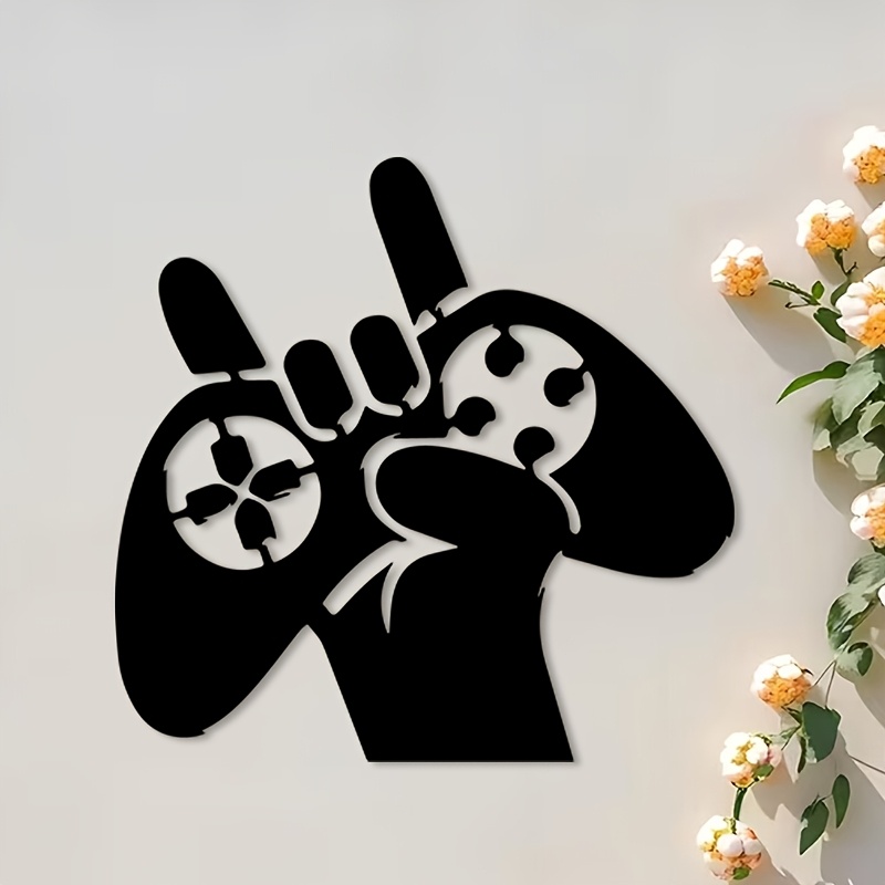 Retro Gaming Hand Metal Wall A - Retro Gaming Art recension och pris