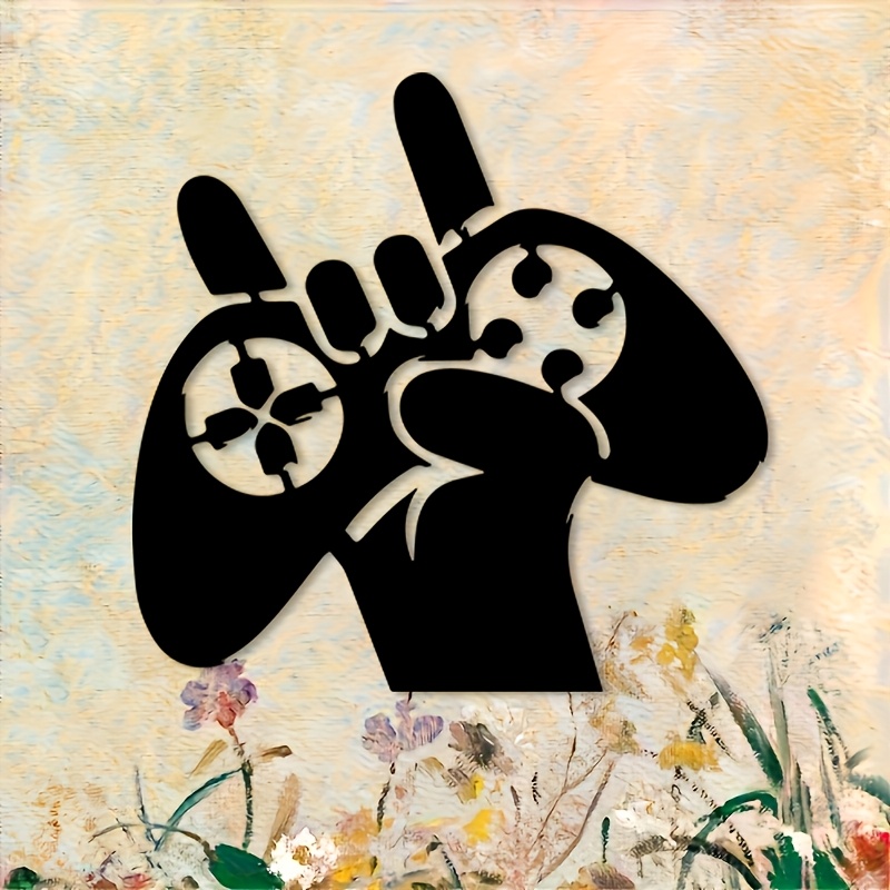 Retro Gaming Hand Metal Wall A - Retro Gaming Art recension och pris