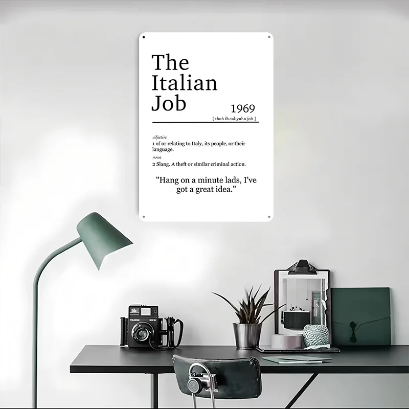 Italian Job Poster Customized  - Retro Gaming Jobs recension och pris