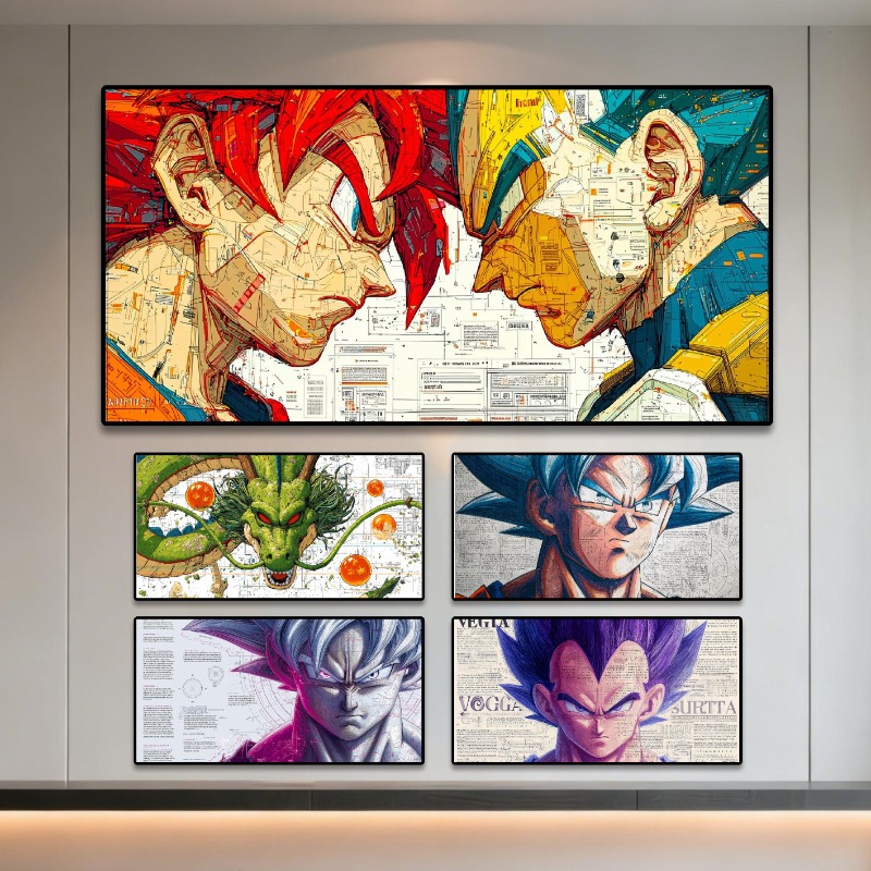 Dragon Ball Anime Poster Son G - Retro Gaming Art recension och pris