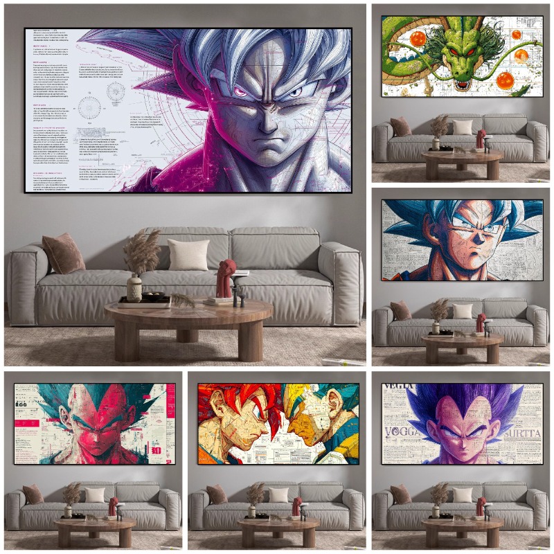 Dragon Ball Anime Poster Son G - Retro Gaming Art recension och pris