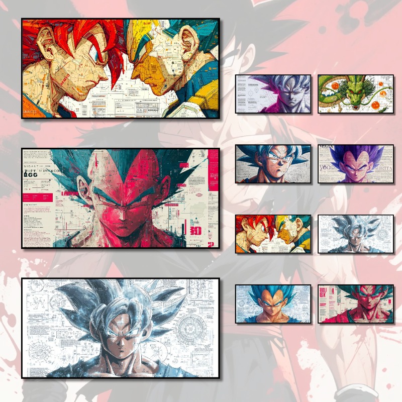 Dragon Ball Anime Poster Son G - Retro Gaming Art recension och pris