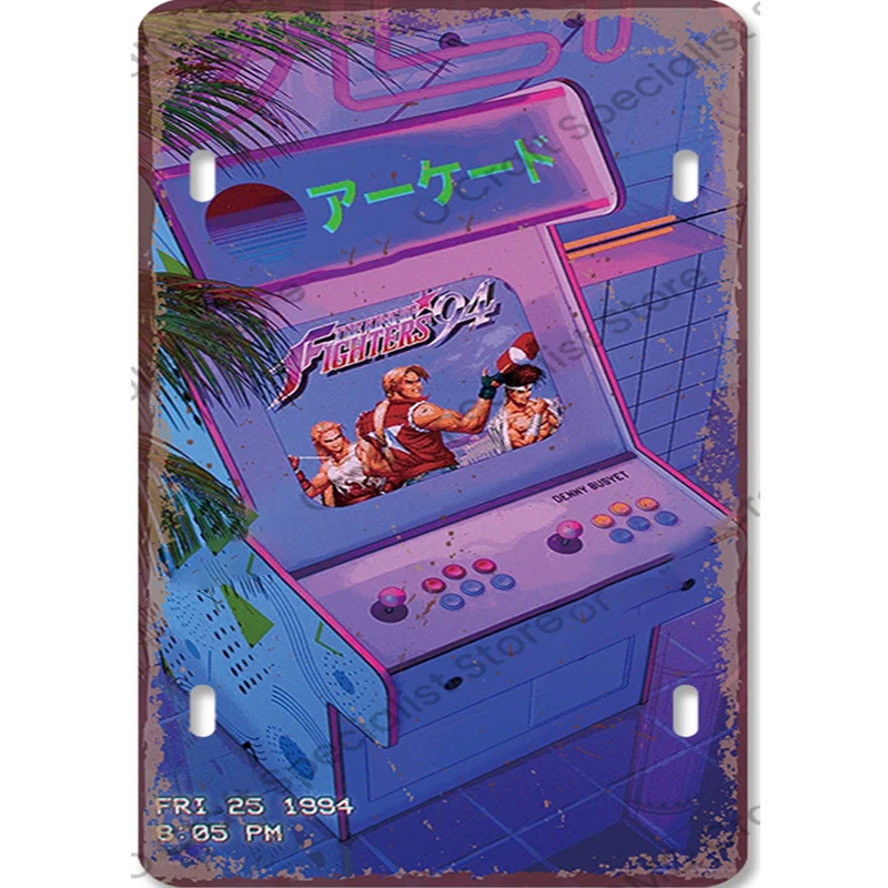 Vintage Gaming Metal Sign Retr - Retro Gaming Gameboy recension och pris