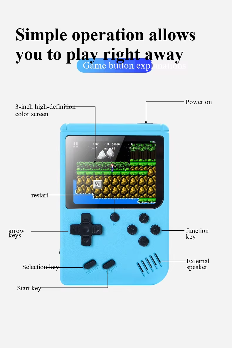 400 In 1 MINI Games Handheld G - Retro Gaming Kiosk recension och pris