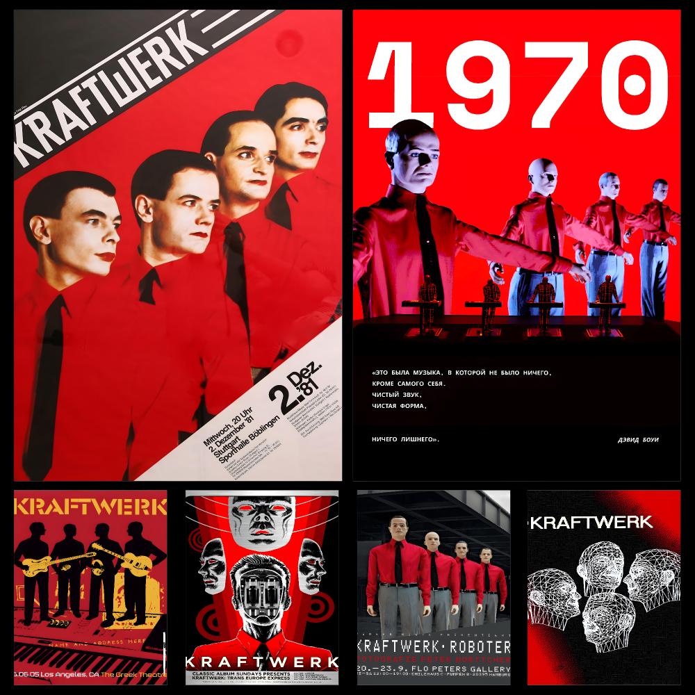Music Kraftwerk Retro Poster P - Retro Gaming Life recension och pris