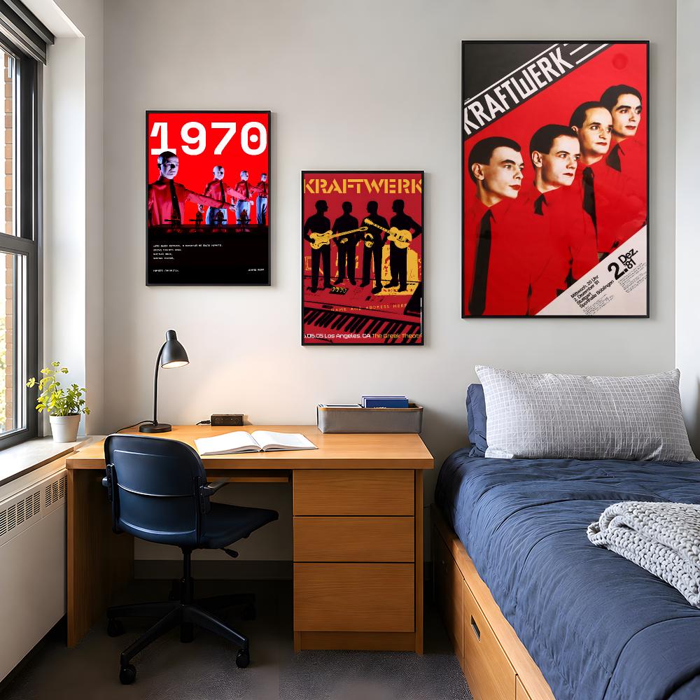 Music Kraftwerk Retro Poster P - Retro Gaming Life recension och pris