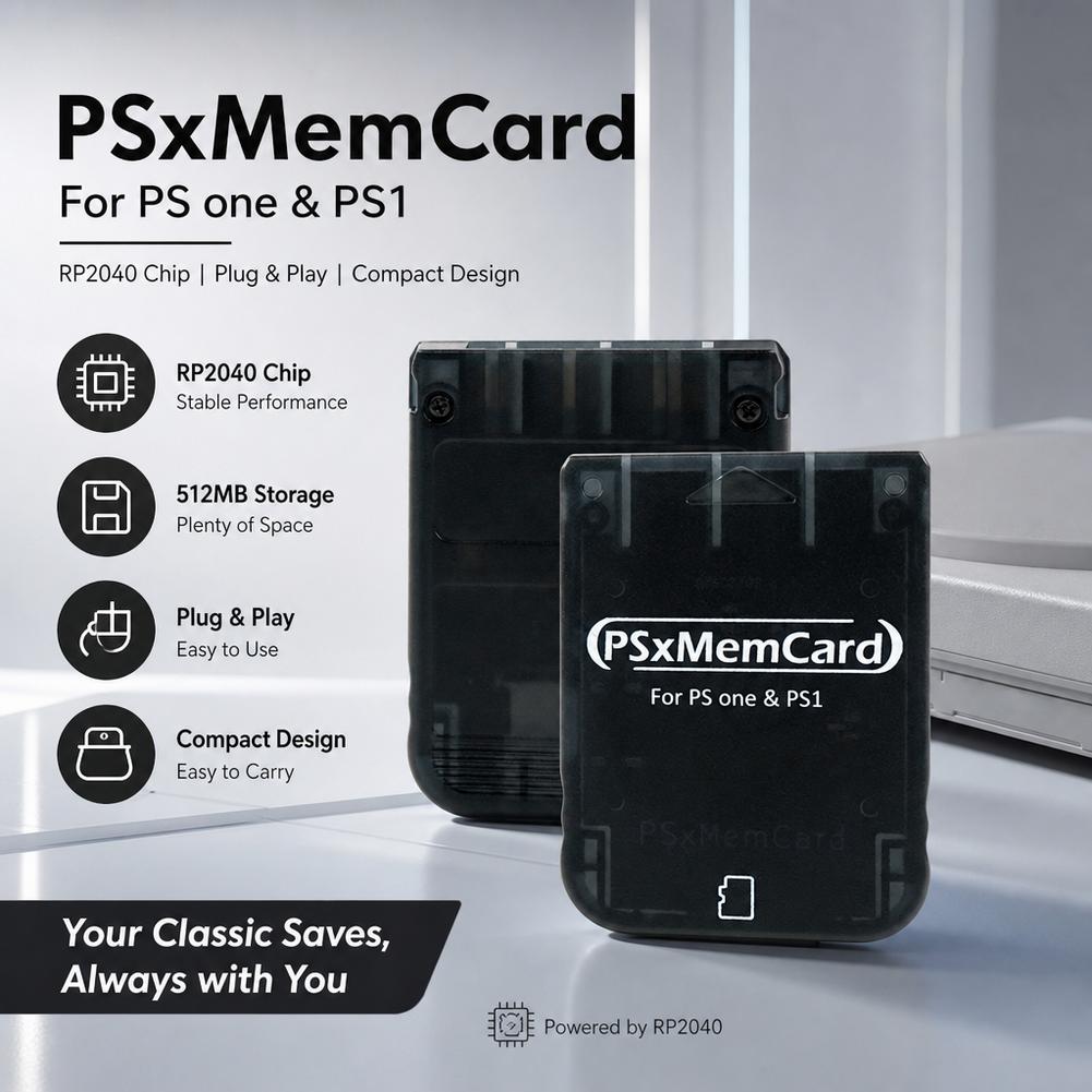 PSxMemCard PSX Memory Card Sav - Memory Card Ps1 recension och pris