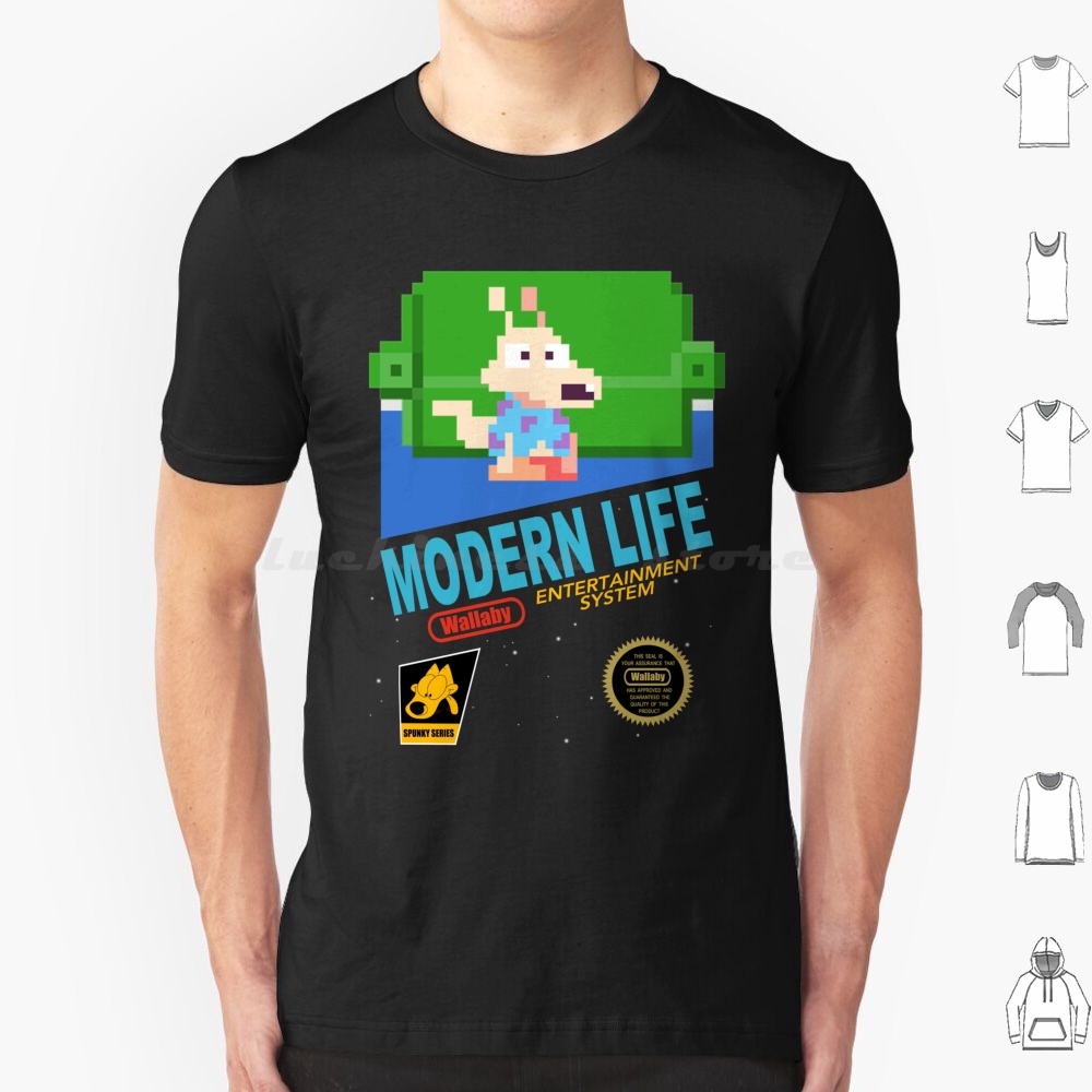 Modern Life T Shirt 6xl Cotton - Retro Gaming Life recension och pris