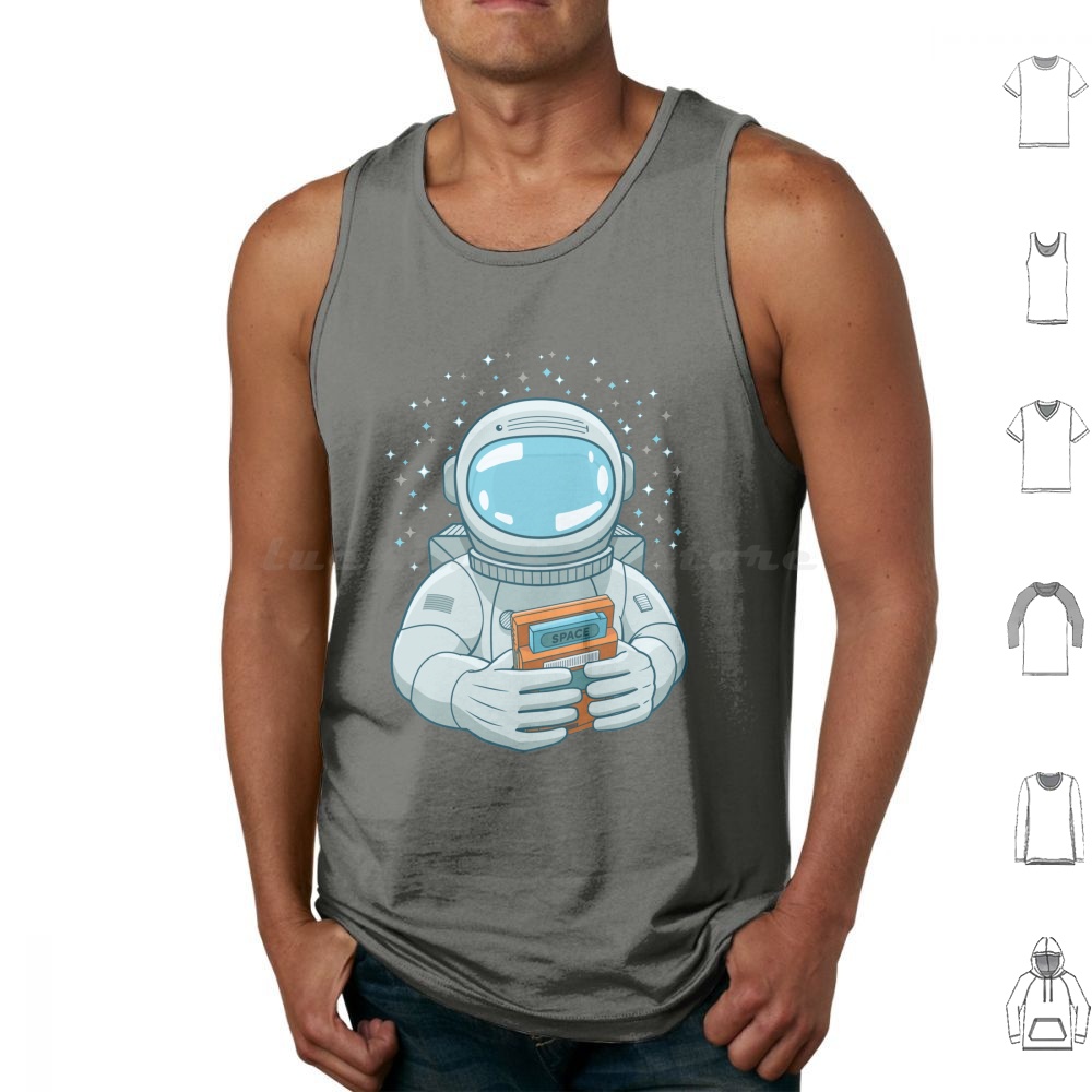 Gaming Spaceman Tank Tops Prin - Retro Gaming Gameboy recension och pris