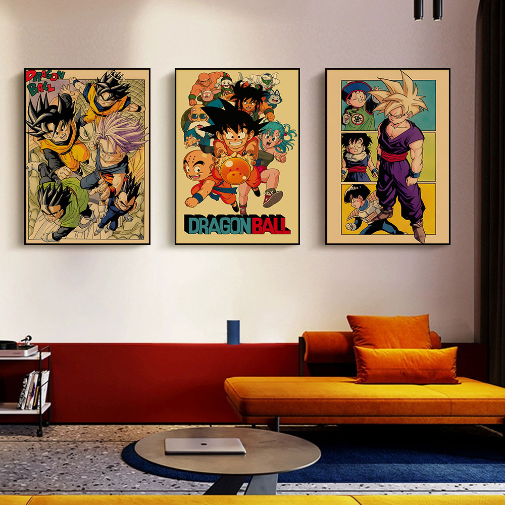 Vintage Posters Dragon Ball Pe - Retro Gaming Art recension och pris