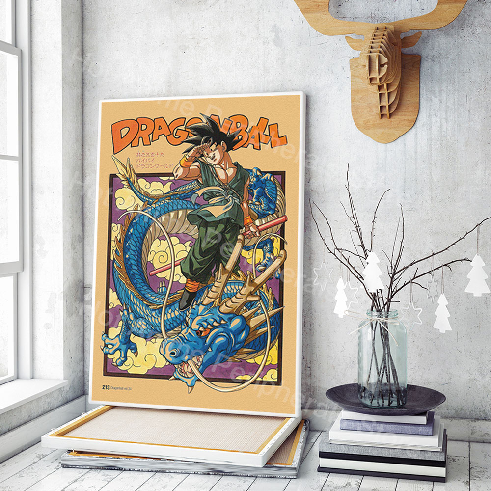 Vintage Posters Dragon Ball Pe - Retro Gaming Art recension och pris