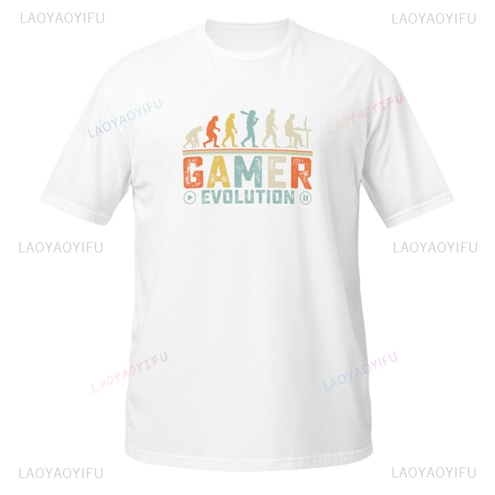 Gamer Evolution T-Shirt Retro  - Retro Gaming Ideas recension och pris