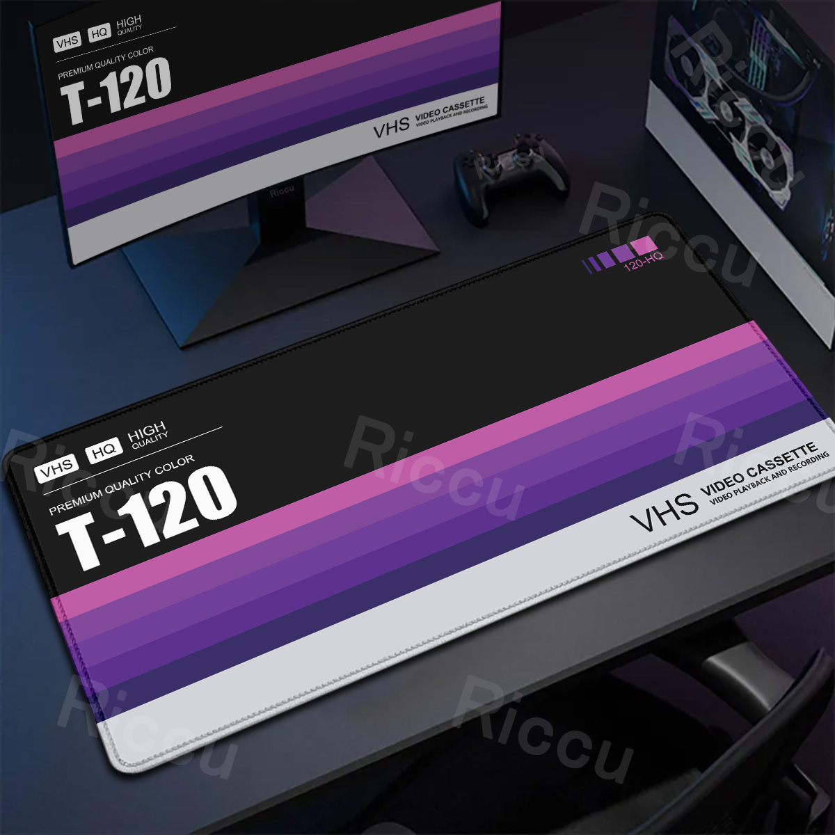 Retro VHS Style Mouse Pad Xxl  - Retro Gaming Keyboard recension och pris