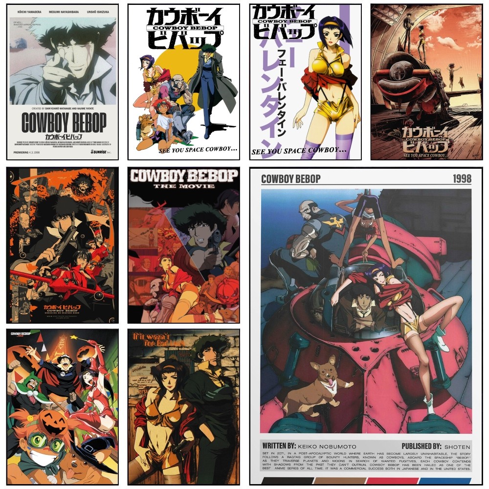 Anime Cowboy Bebop Poster Self - Retro Gaming Art recension och pris