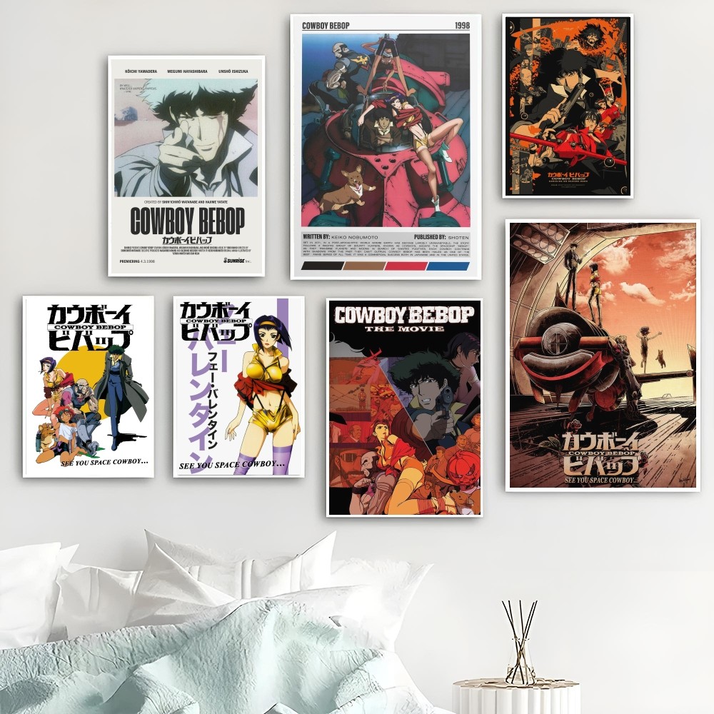 Anime Cowboy Bebop Poster Self - Retro Gaming Art recension och pris