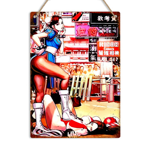 Chun Li Retro Gaming Metal Wal - Retro Gaming Art recension och pris