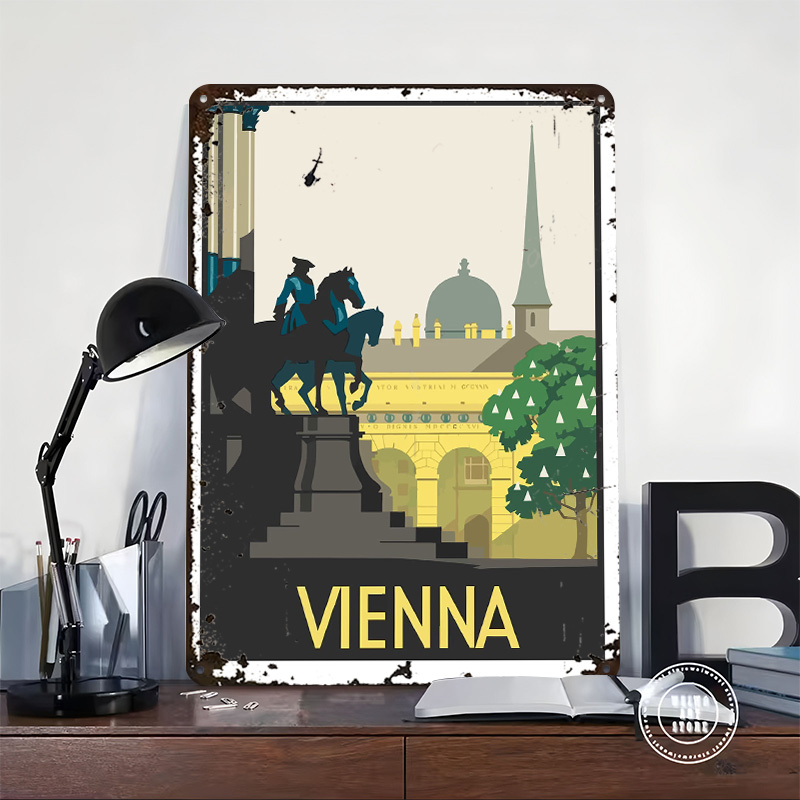 Vienna Metal Poster Custom Wal - Retro Gaming Vienna recension och pris