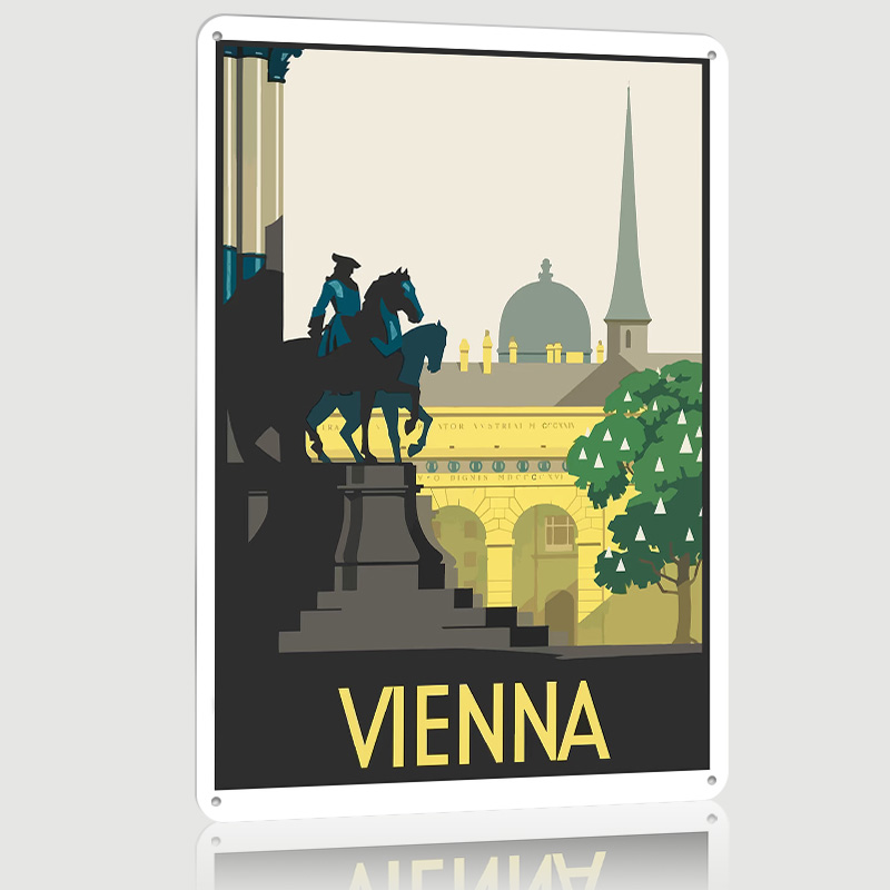 Vienna Metal Poster Custom Wal - Retro Gaming Vienna recension och pris