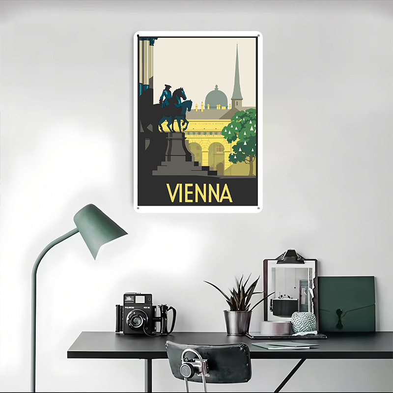 Vienna Metal Poster Custom Wal - Retro Gaming Vienna recension och pris
