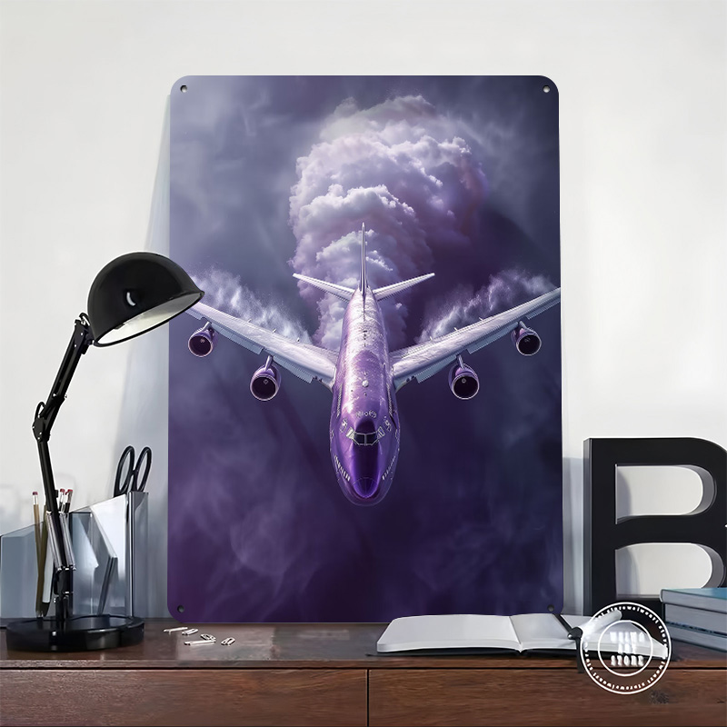 Purple Airplane on The Sky Tin - Retro Gaming On recension och pris
