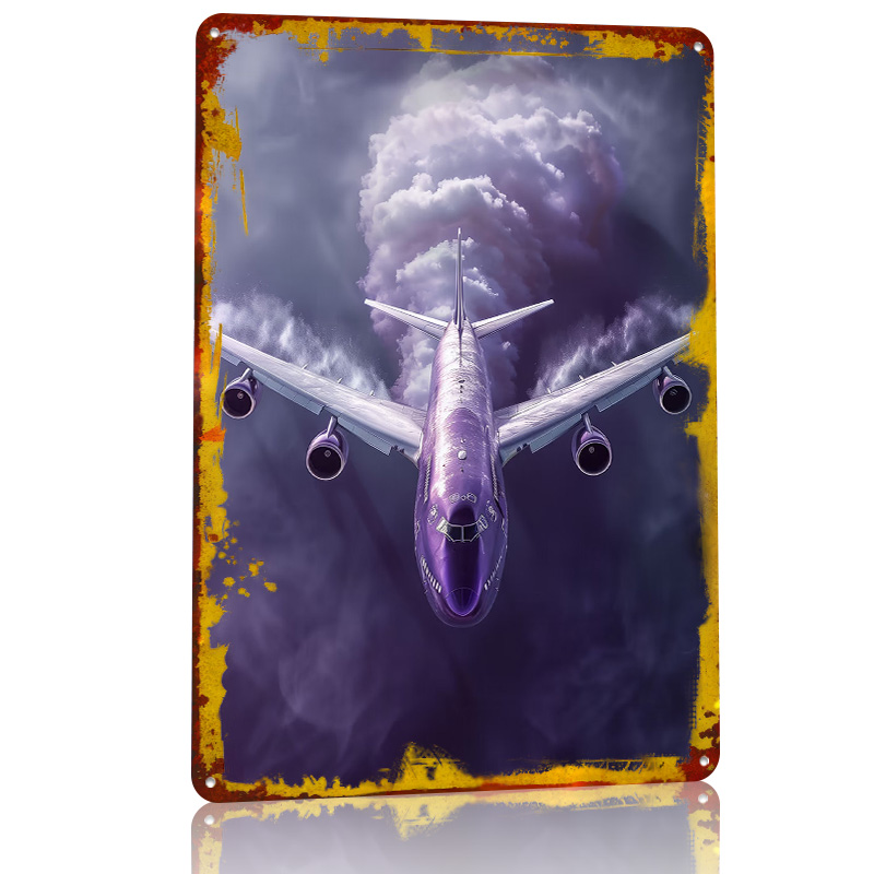 Purple Airplane on The Sky Tin - Retro Gaming On recension och pris