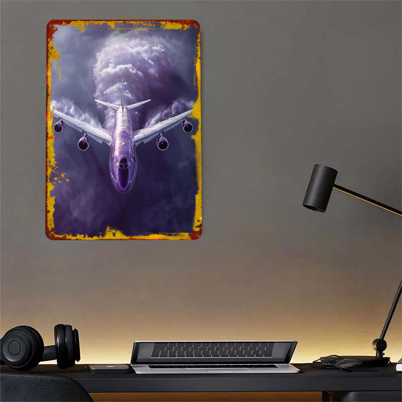 Purple Airplane on The Sky Tin - Retro Gaming On recension och pris