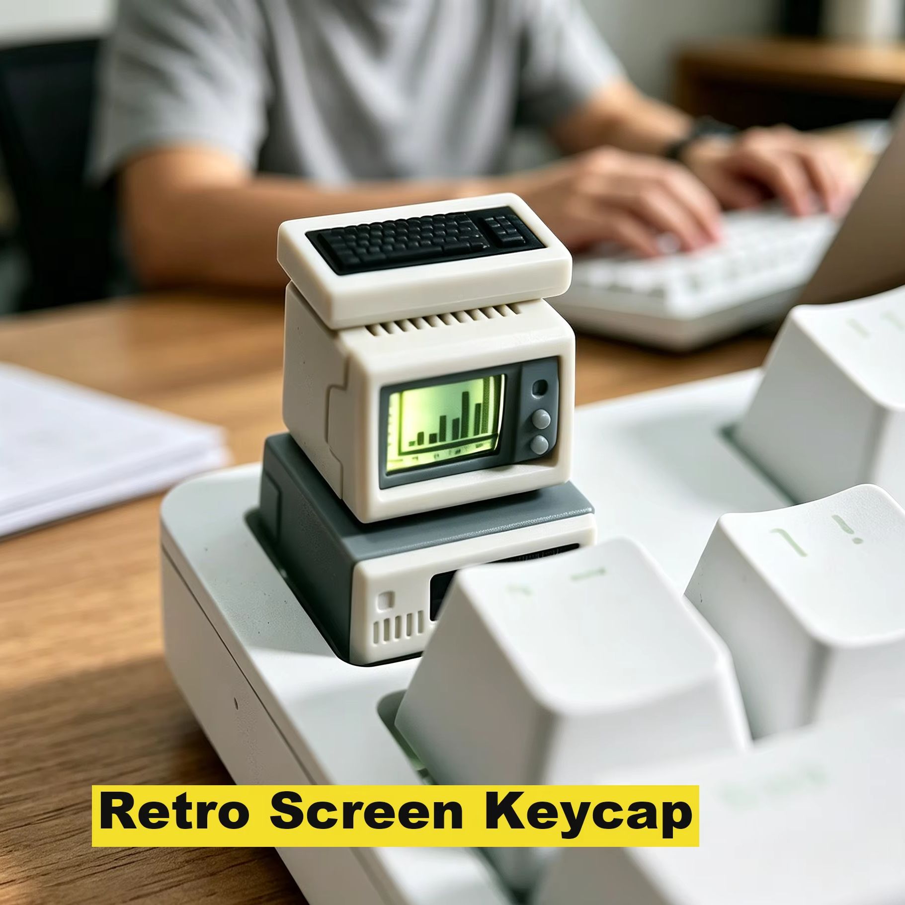 Retro Computer Keycap Backlit  - Retro Gaming Fun recension och pris
