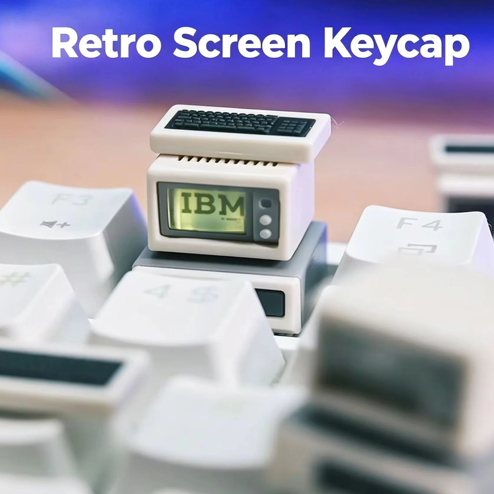Retro Computer Keycap Backlit  - Retro Gaming Fun recension och pris