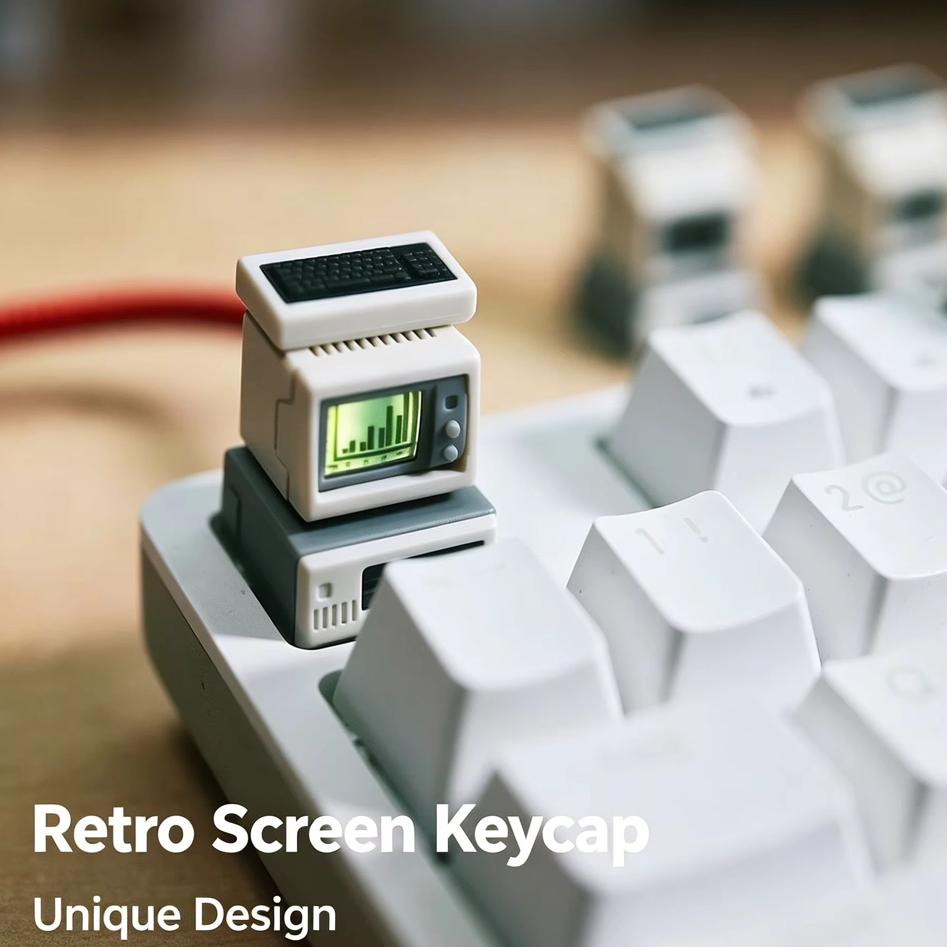 Retro Computer Keycap Backlit  - Retro Gaming Fun recension och pris