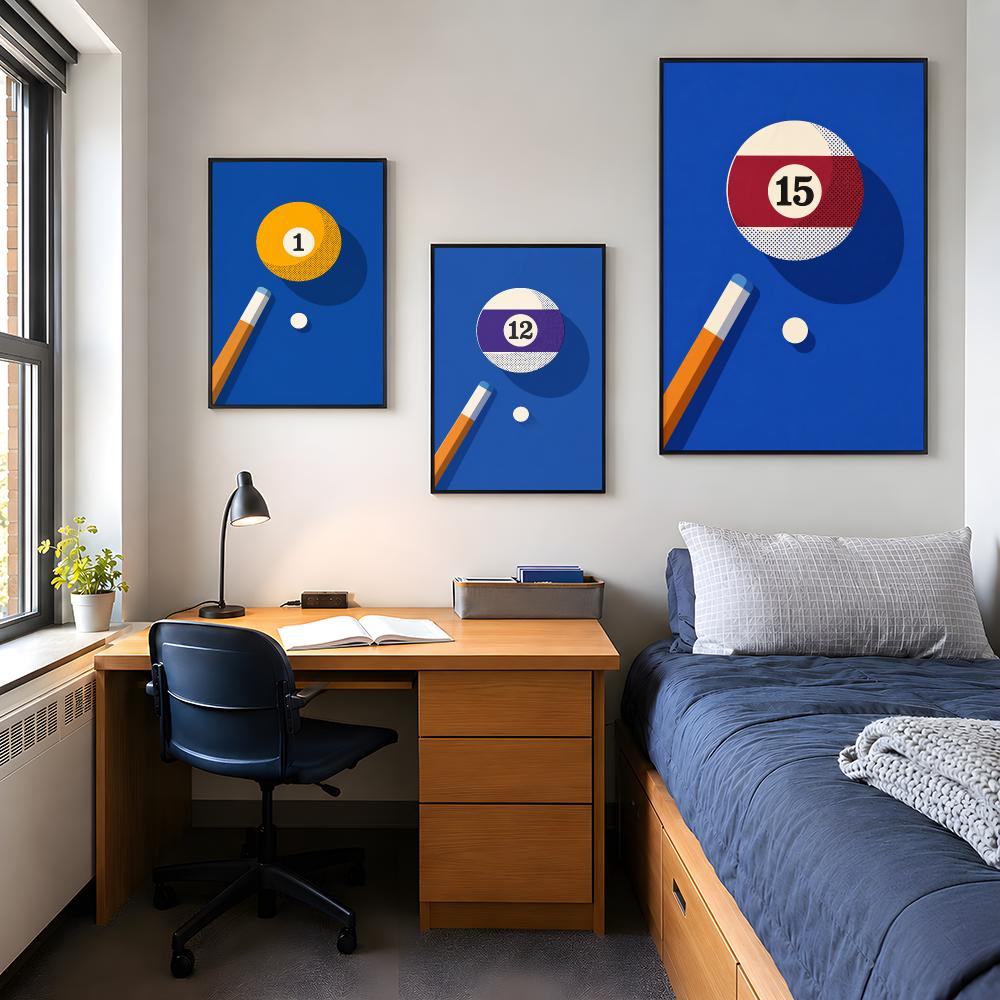 Retro Billiard Balls Pop Art G - Retro Gaming Life recension och pris