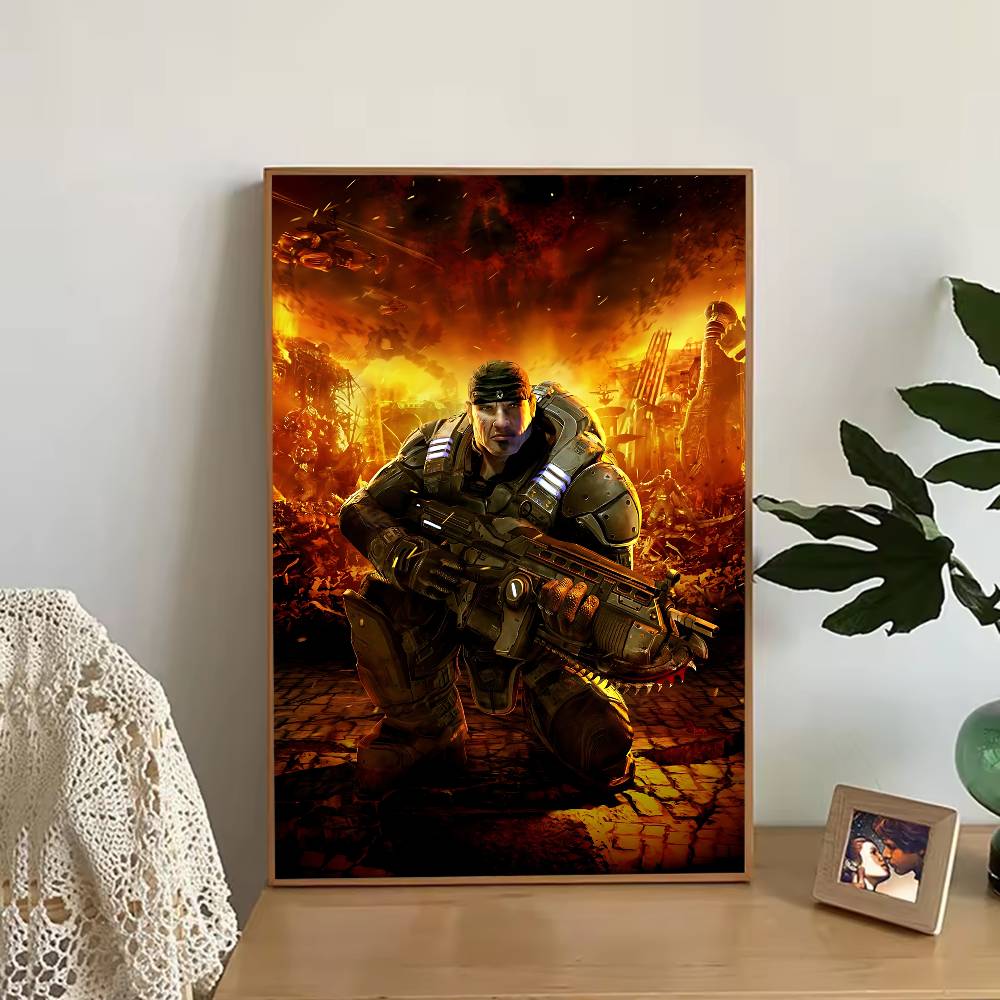 Game G-Gears of W-War Poster R - Retro Gaming Art recension och pris