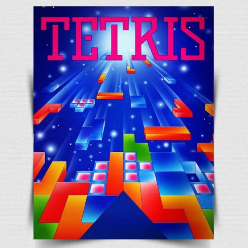 TETRIS METAL SIGN PLAQUE - Ret - Game Retro Gaming recension och pris
