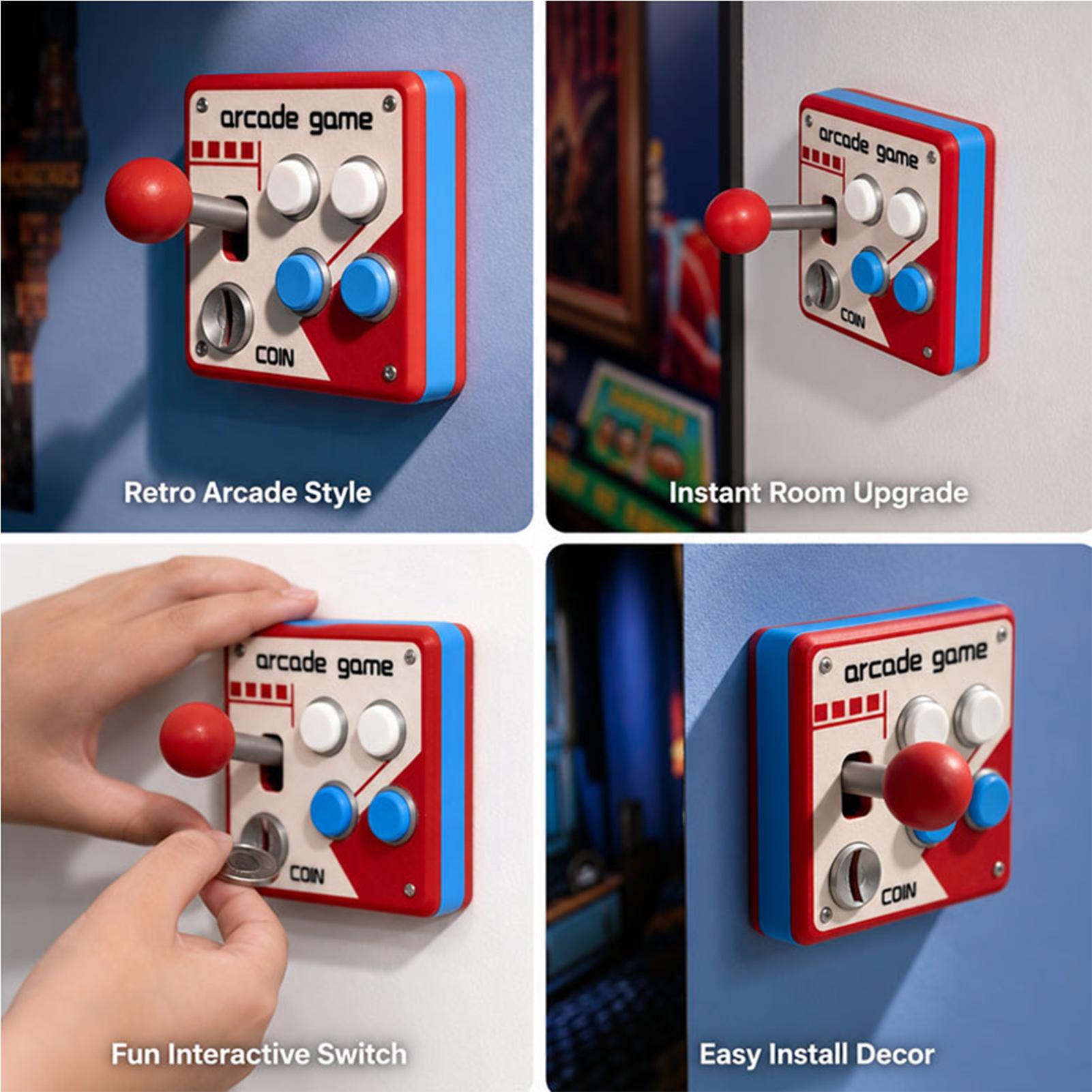 Creative Retro Arcade Game Lig - Retro Gaming Fun recension och pris