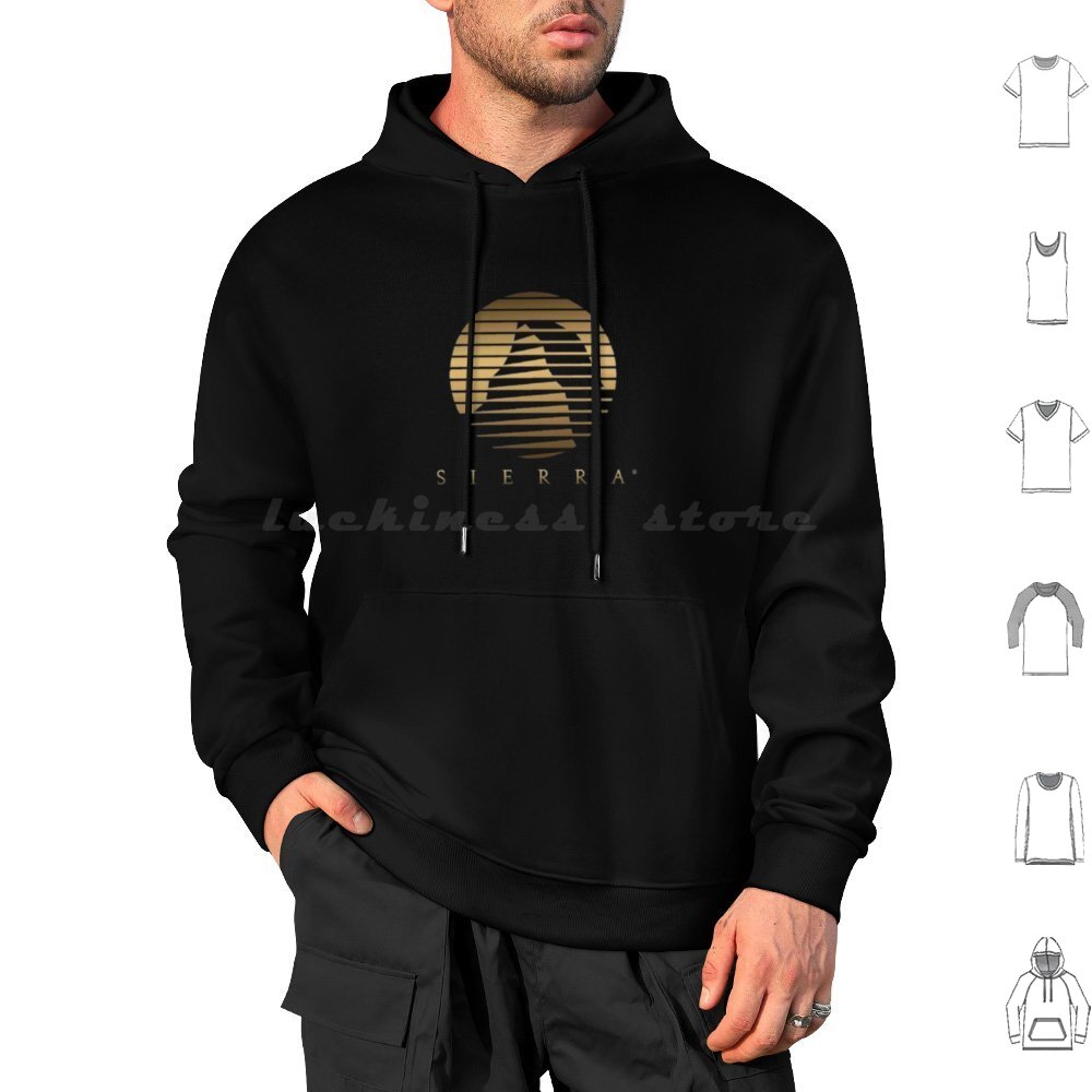 Sierra Logo Hoodies Long Sleev - Retro Gaming Life recension och pris